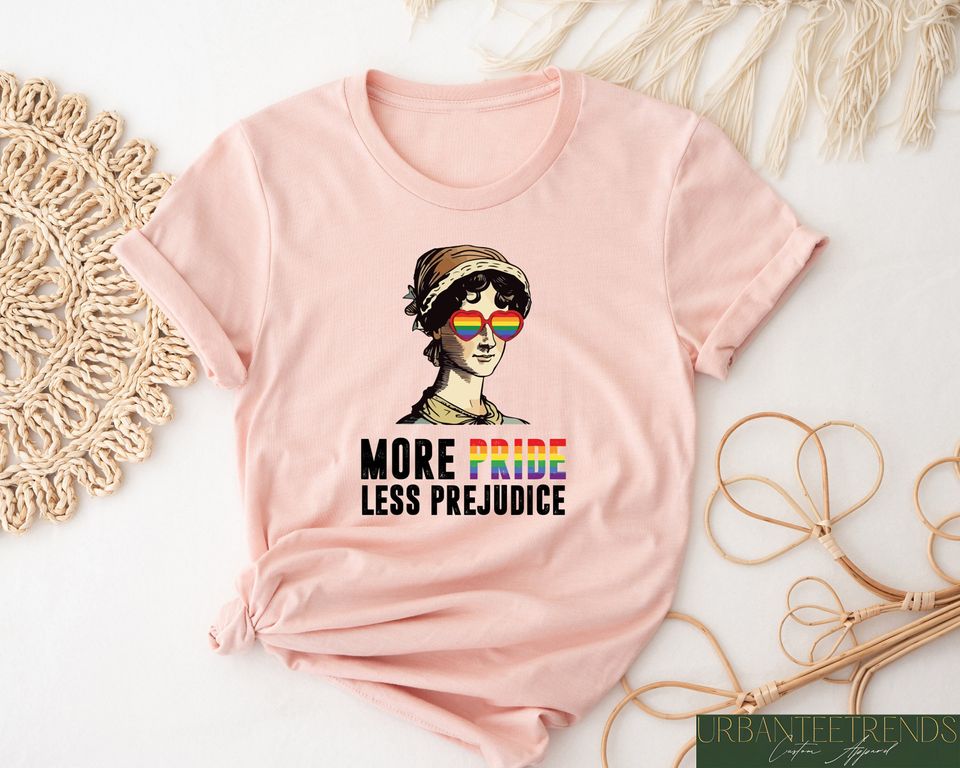 More Pride Less Prejudice Shirt, Lgbt Pride T Shirt