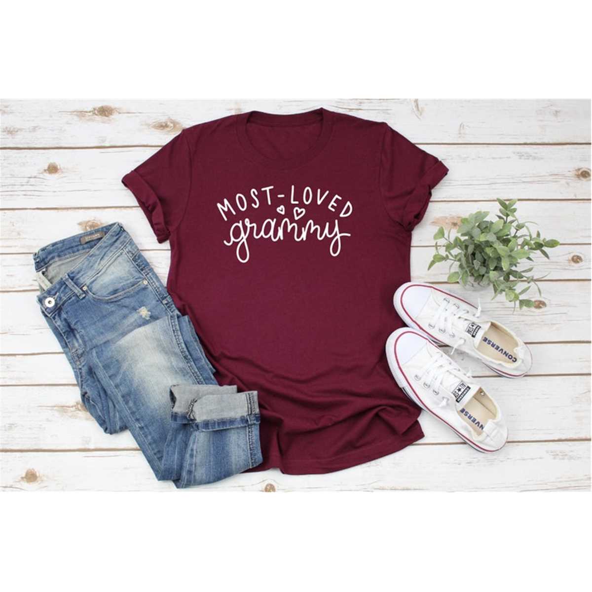 Most Loved Grammy Shirt, Mom Shirt, Mama Shirt, Mother's Day Shirt, Shirt For Mom