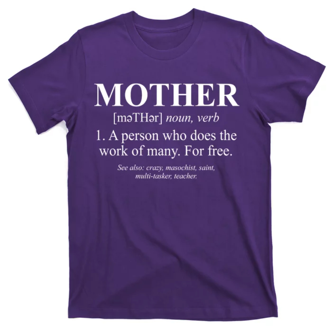 Mother Definition Mothers Day Shirt, Mom Shirt, Mama T- Shirt, Premium Shirt