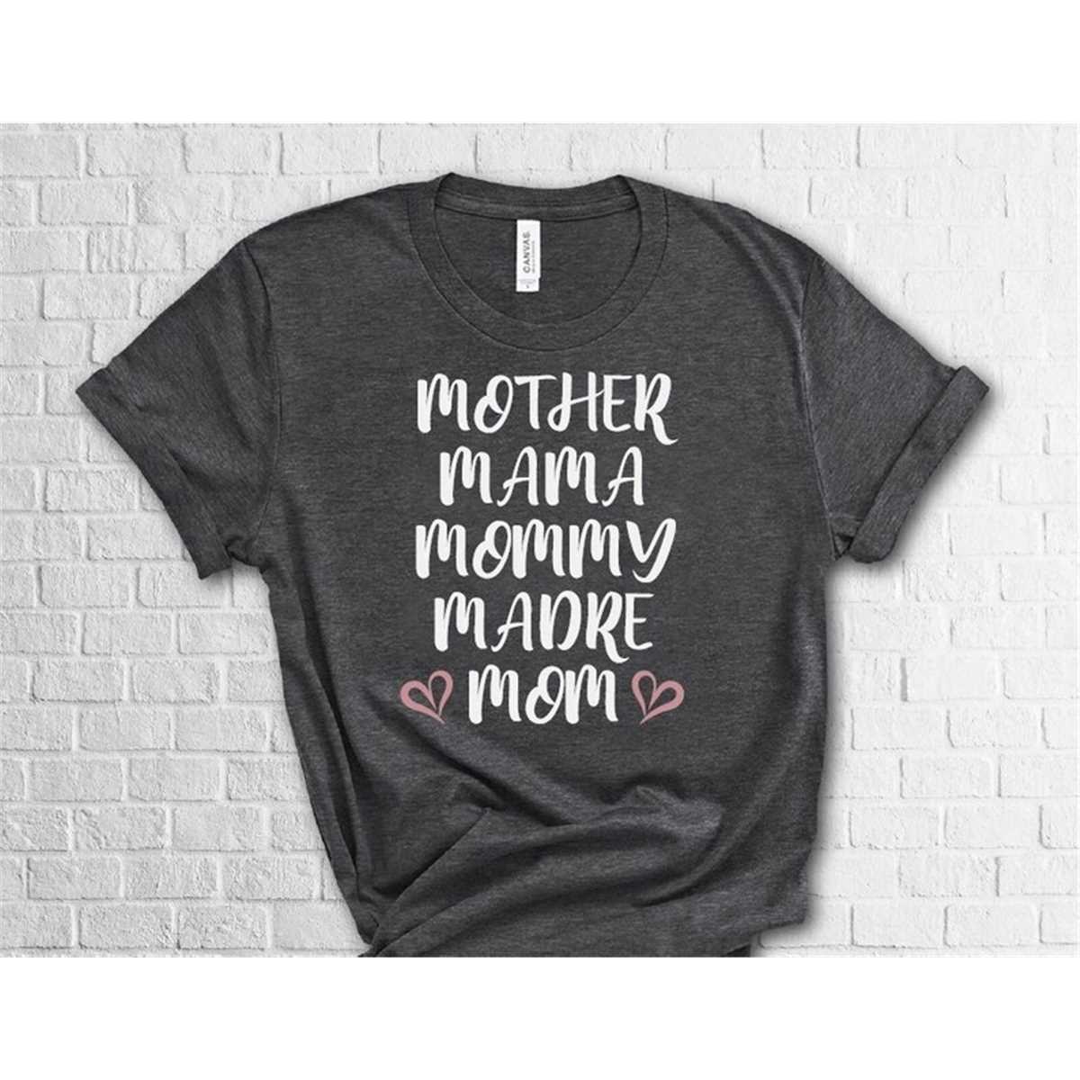 Mother Phrases Tee Shirt, Mom Shirt, Mama Shirt, Shirt For Mom