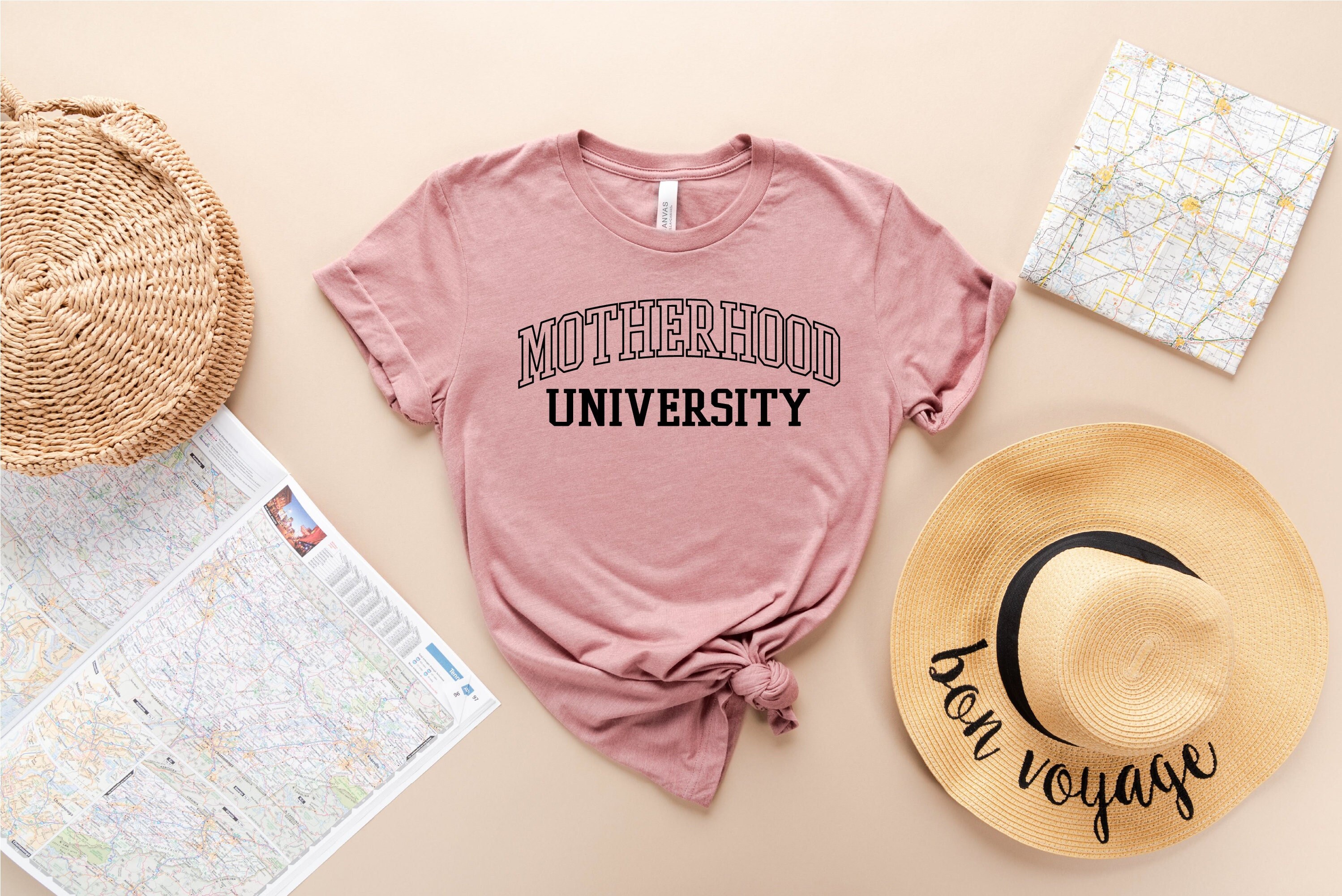 Motherhood University Shirt, Mom Shirt, Mama Shirt, Premium Shirt 17