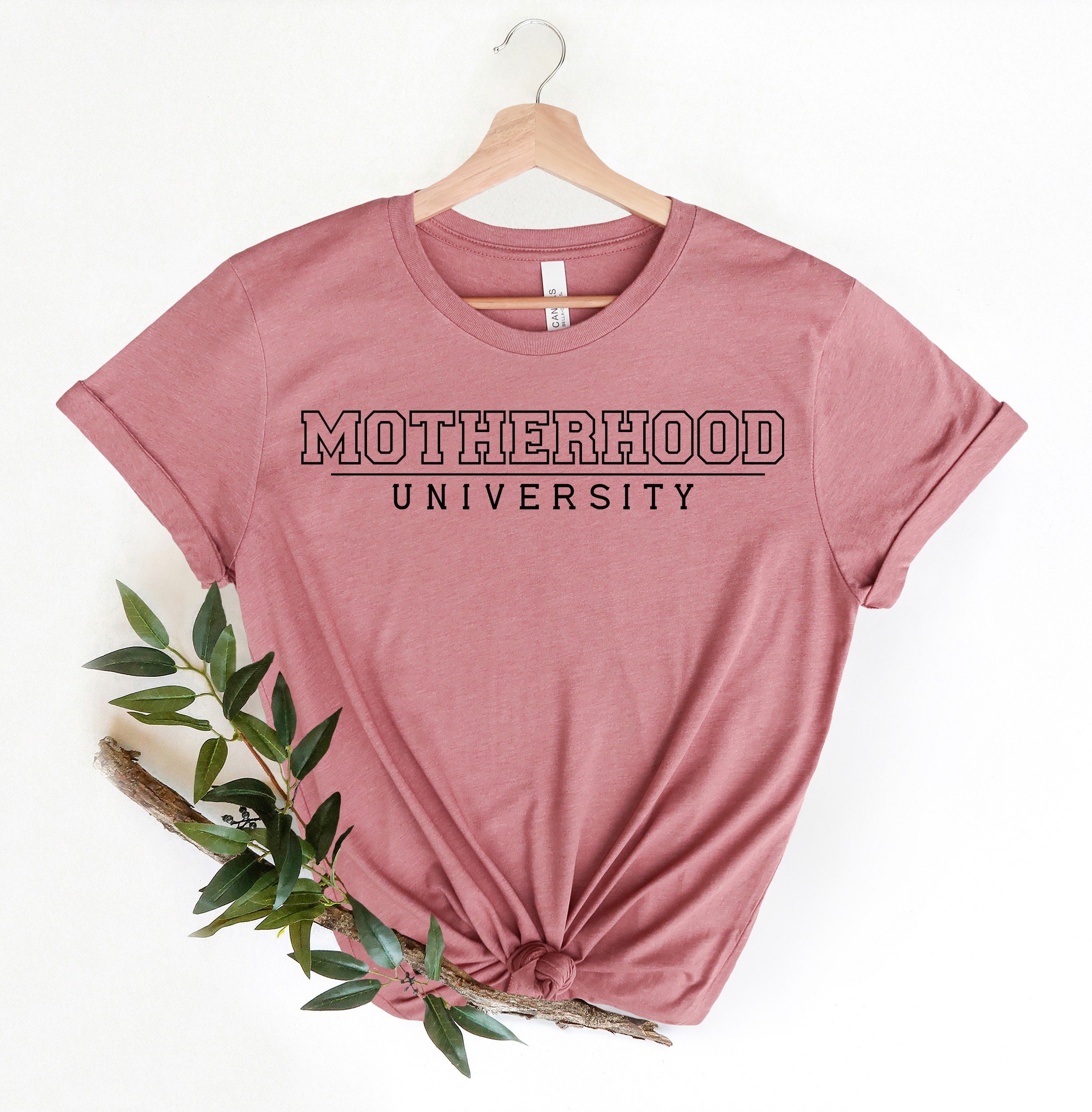 Motherhood University T-Shirt, Mom Shirt, Mama Tee, Premium Shirt New