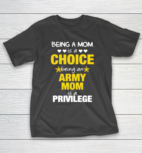 Mother's Day Funny Gift Ideas Apparel Army Mom Mothers Day T Shirt T-Shirt