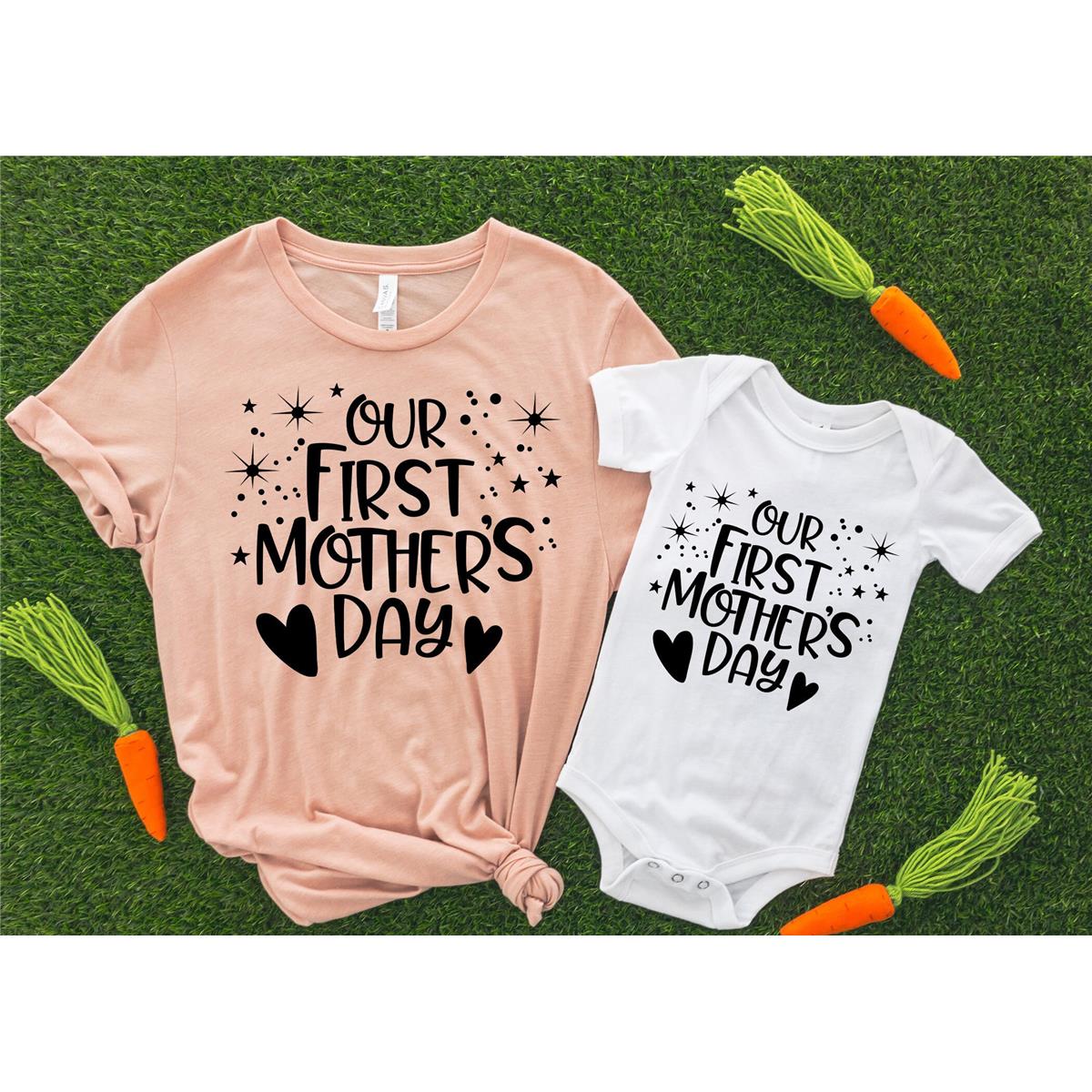 Mother'S Day Mommy And Me Outfit Shirt, Mom Shirt, Mama Shirt, Premium Shirt
