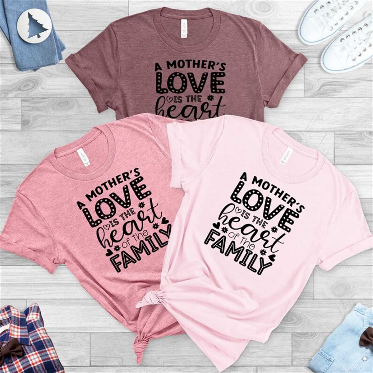 Mother'S Love Shirt, Mom Shirt, Mama T- Shirt, Premium Shirt