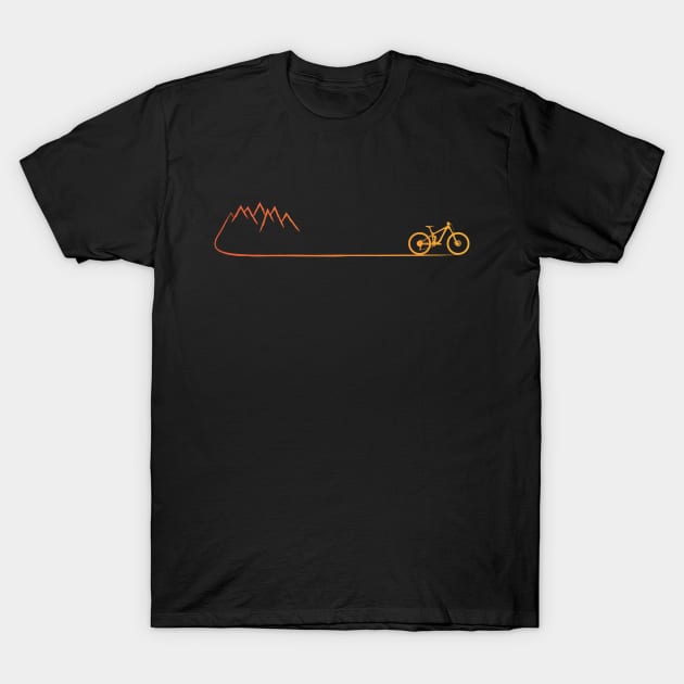 Mountain bike mtb gift cycling cyclist mountain biker T-Shirt