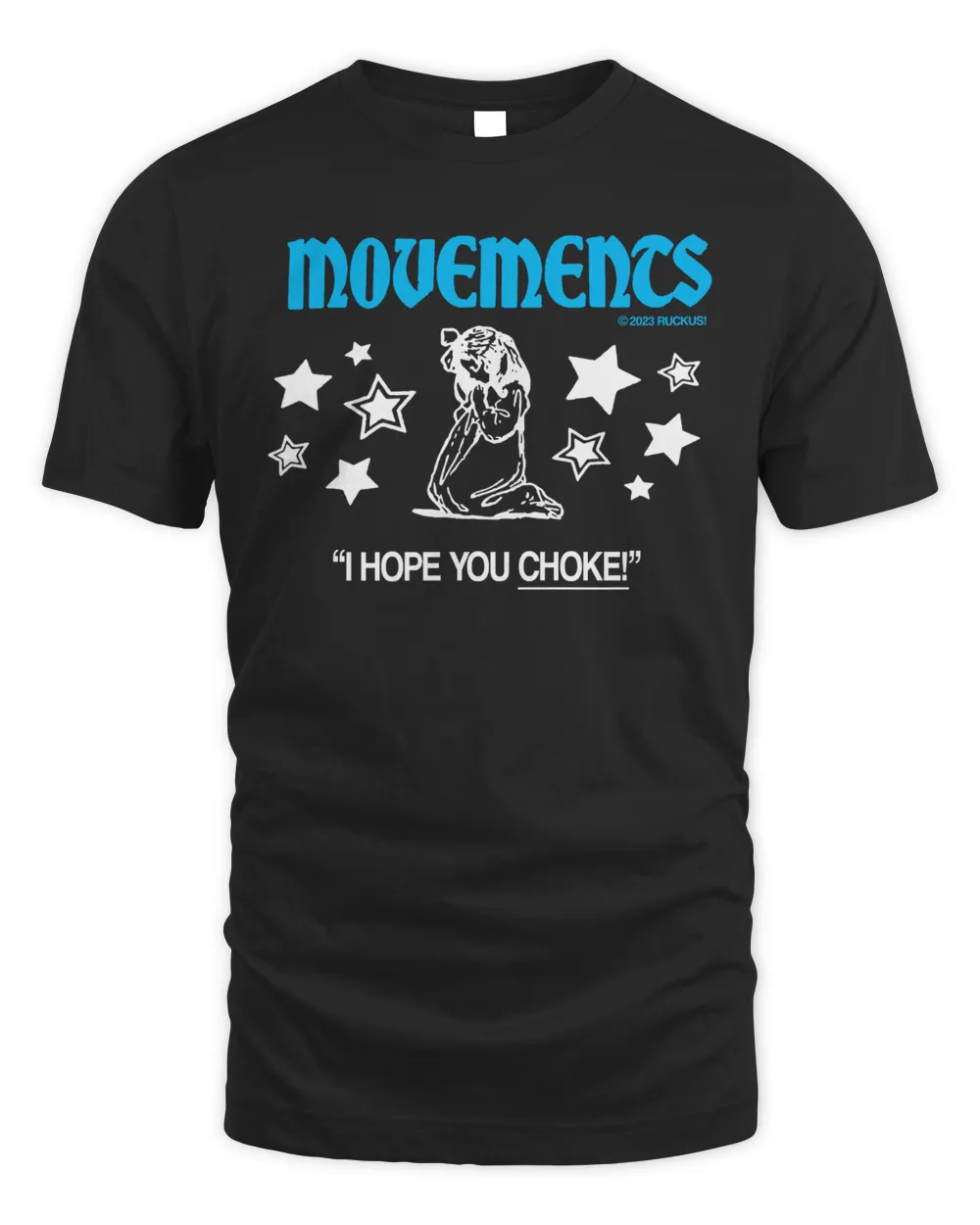 Movements Merch Praying Girl I Hope You Choke Shirt, Premium Shirt
