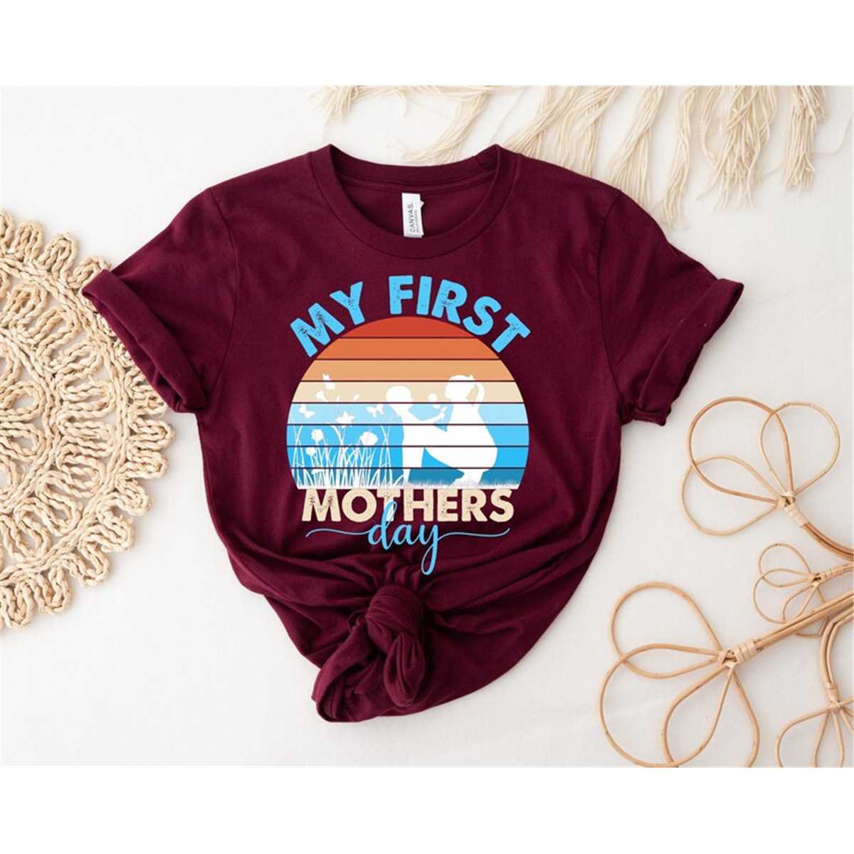 My First Mothers Day Tee Shirt, Mom Shirt, Mama Shirt, Mother's Day Shirt, Shirt For Mom