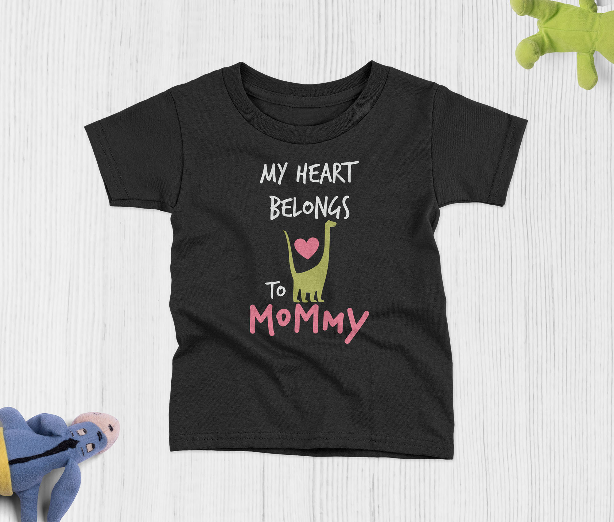 My Heart Belongs To Mommy T-Shirt, Mom Shirt, Mama T- Shirt, Premium Shirt