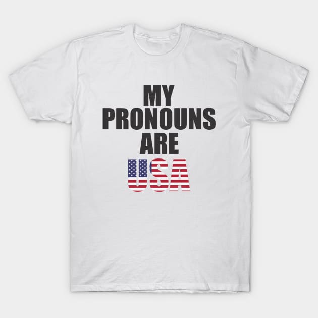 My Pronouns Are Usa T-Shirt July 4Th Tshirt, July 4Th Tee, Independence Premium Shirt