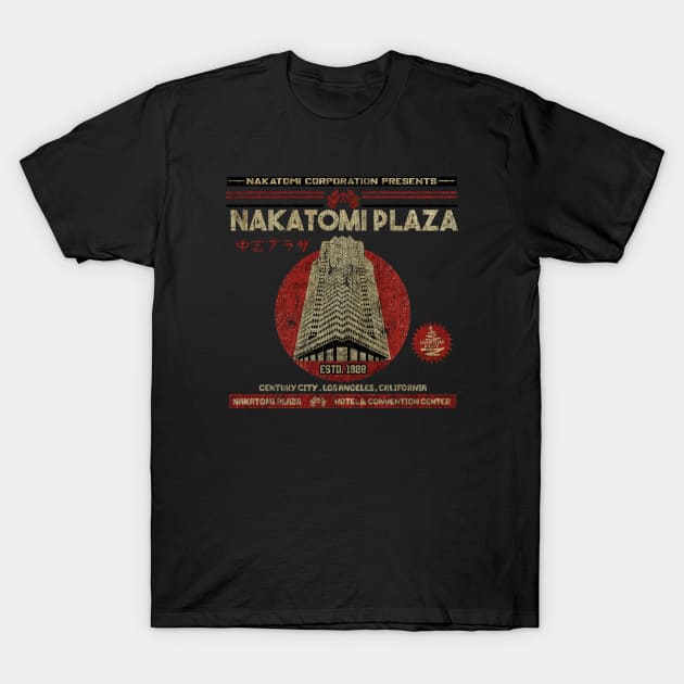 Nakatomi Plaza Christmas Party 1988 Vintage ( Crack ) T-Shirt