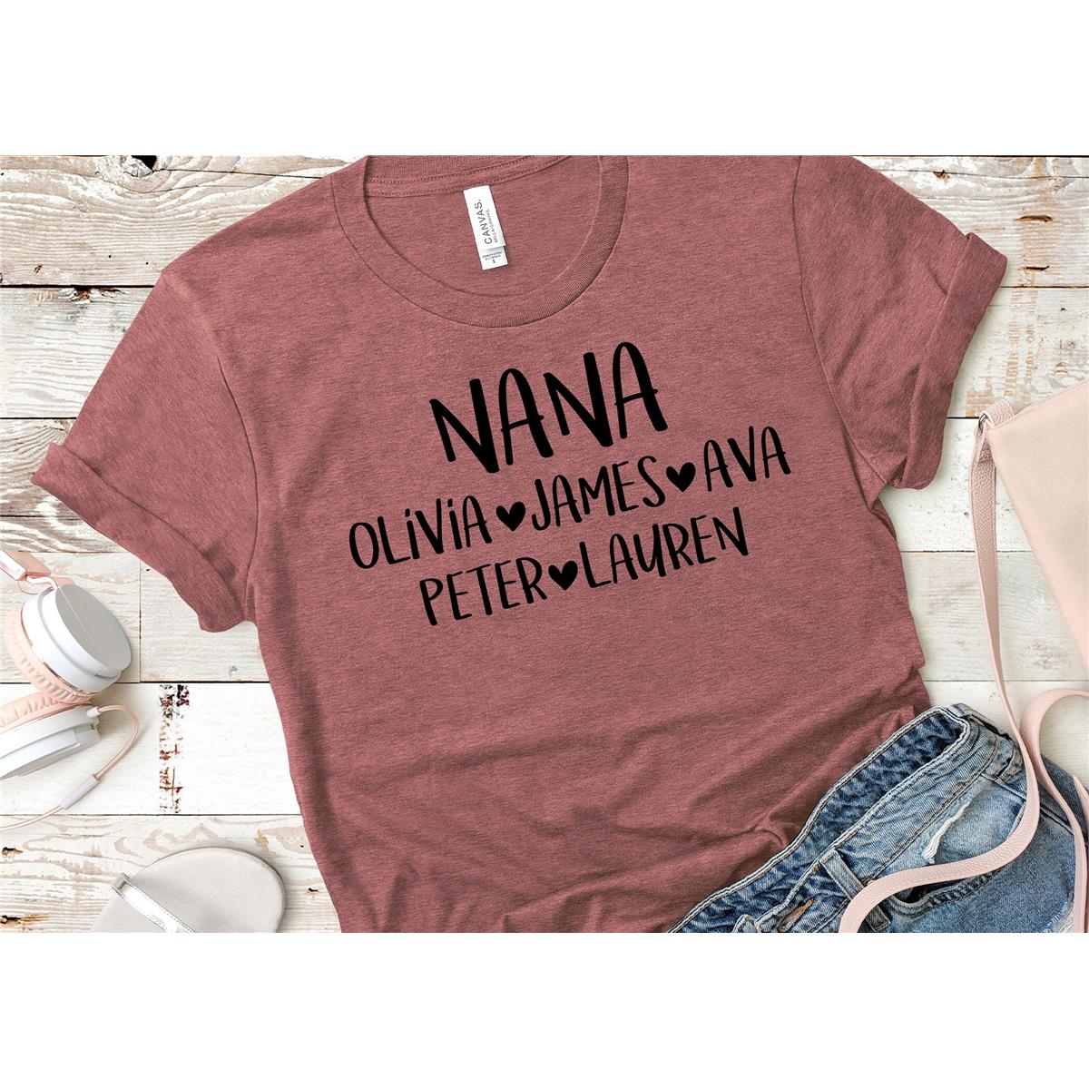 Nana T-Shirt, Mom Shirt, Mama T- Shirt, Grandma Tee, Premium Shirt