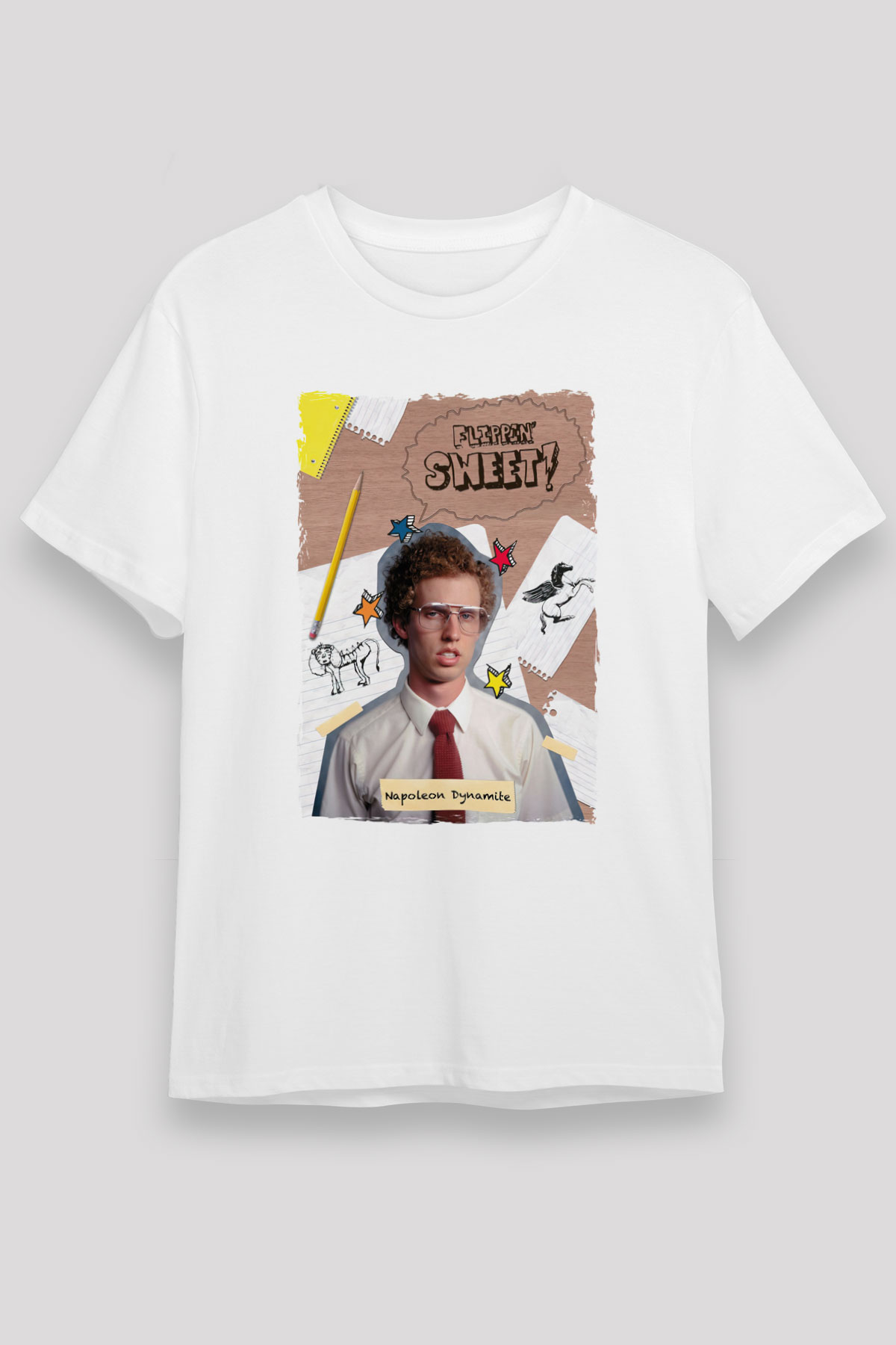 Napoleon Dynamite White Unisex Graphic T-Shirt, Premium Shirt, Streetwear
