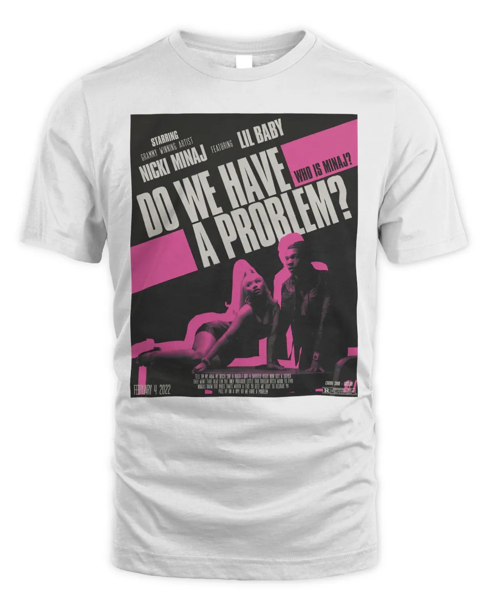 Nicki Minaj Merch Do We Have A Problem Poster Cover Shirt, Premium Shirt