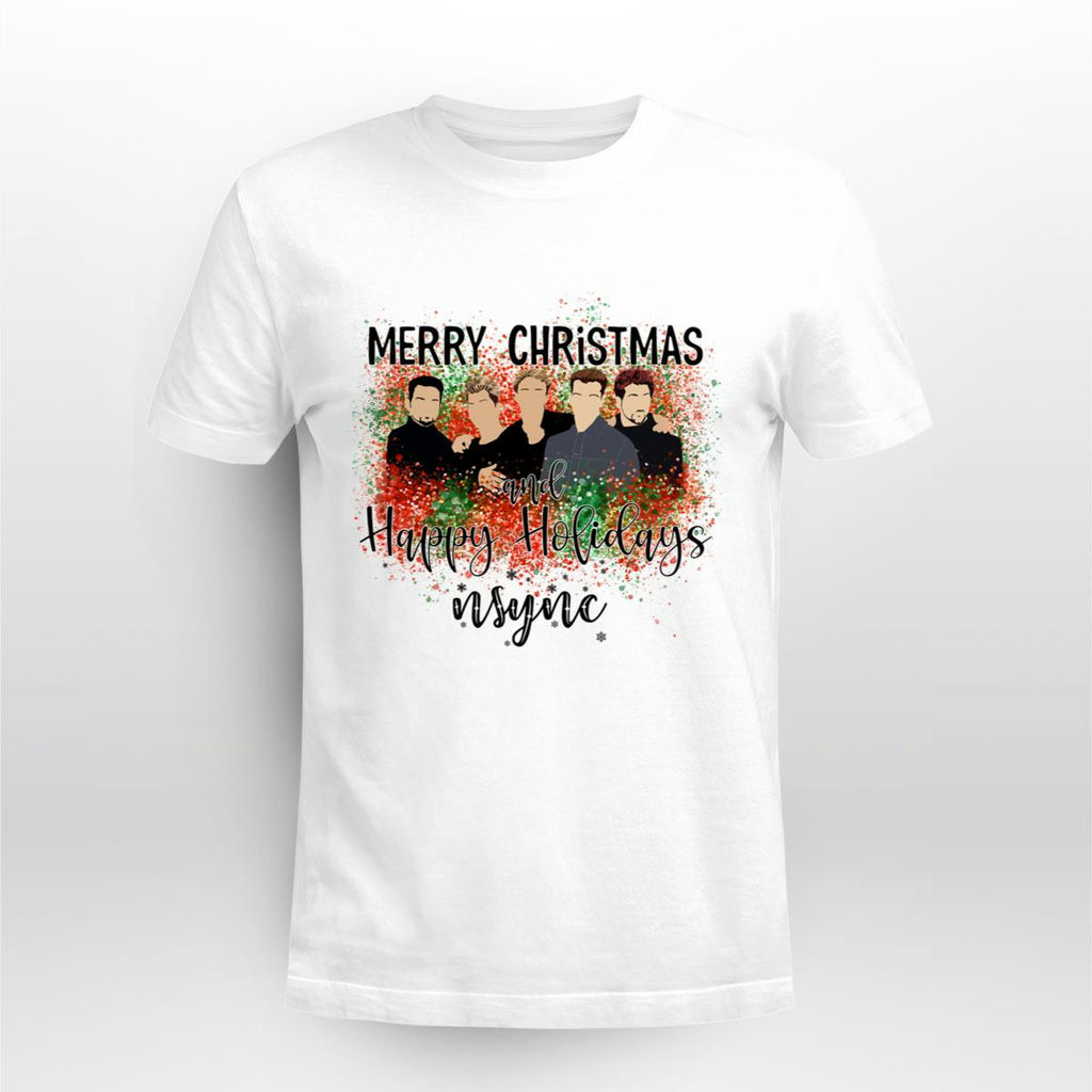 Nsync Music Band Merry Christmas T-Shirt, Premium Shirt