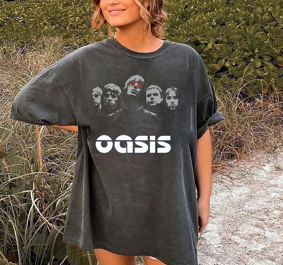 Oasis T Shirt Vintage, 90S Oasis T Shirt, Oasis Merch, Oasis Tour Tee