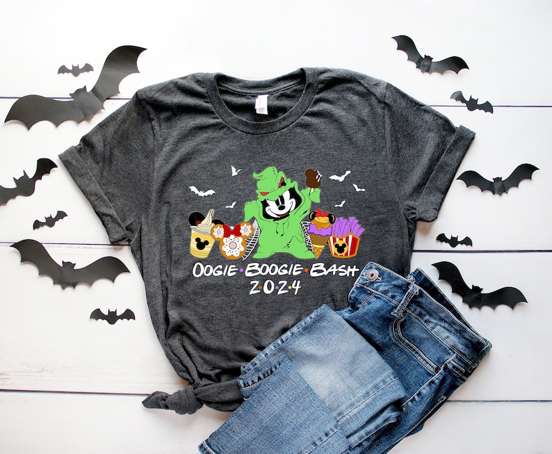 Oogie Boogie Bash 2024 Mickey Mouse Cosplay Shirt, Not So Scary Disney Halloween Shirts, Disney Halloween Boo Bash Shirts, Disney Snacks Tee, Disney Shirt, Premium Shirt