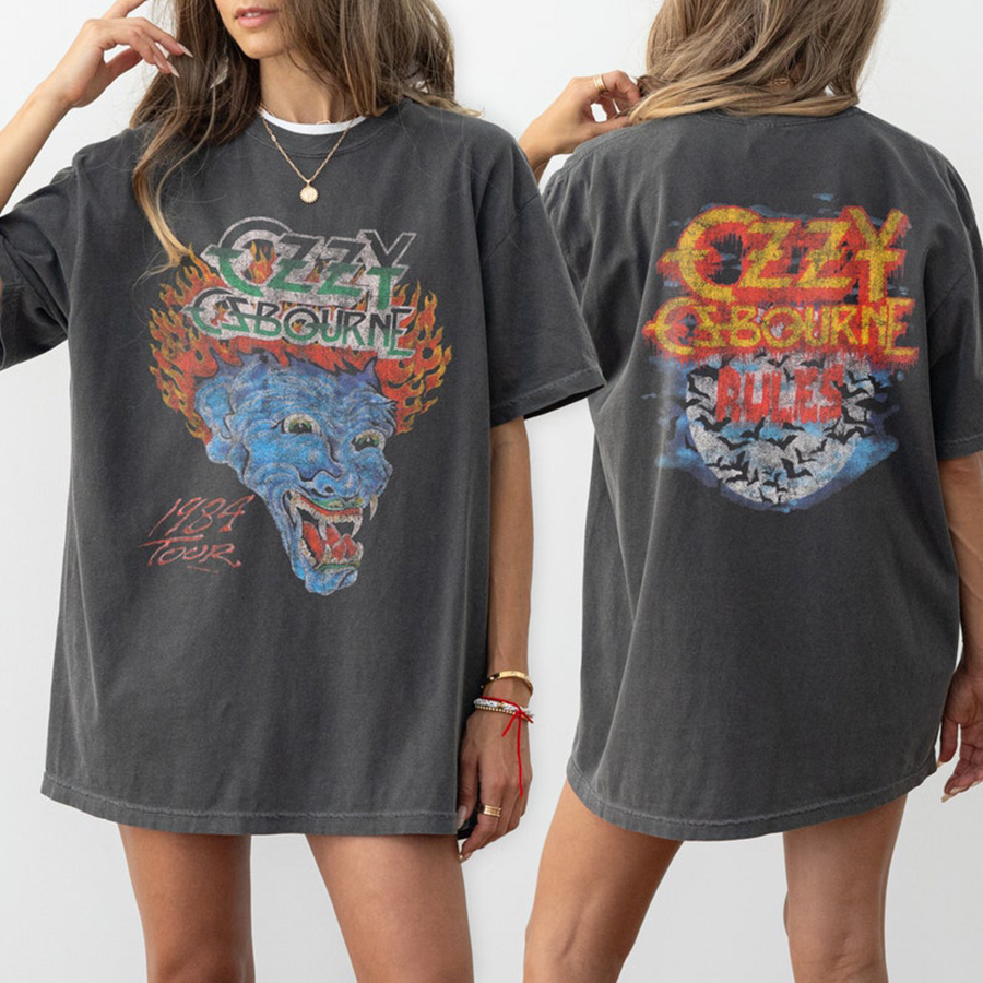 Ozzy Osbourne Shirt, Black Sabbath Concert Tshirt
