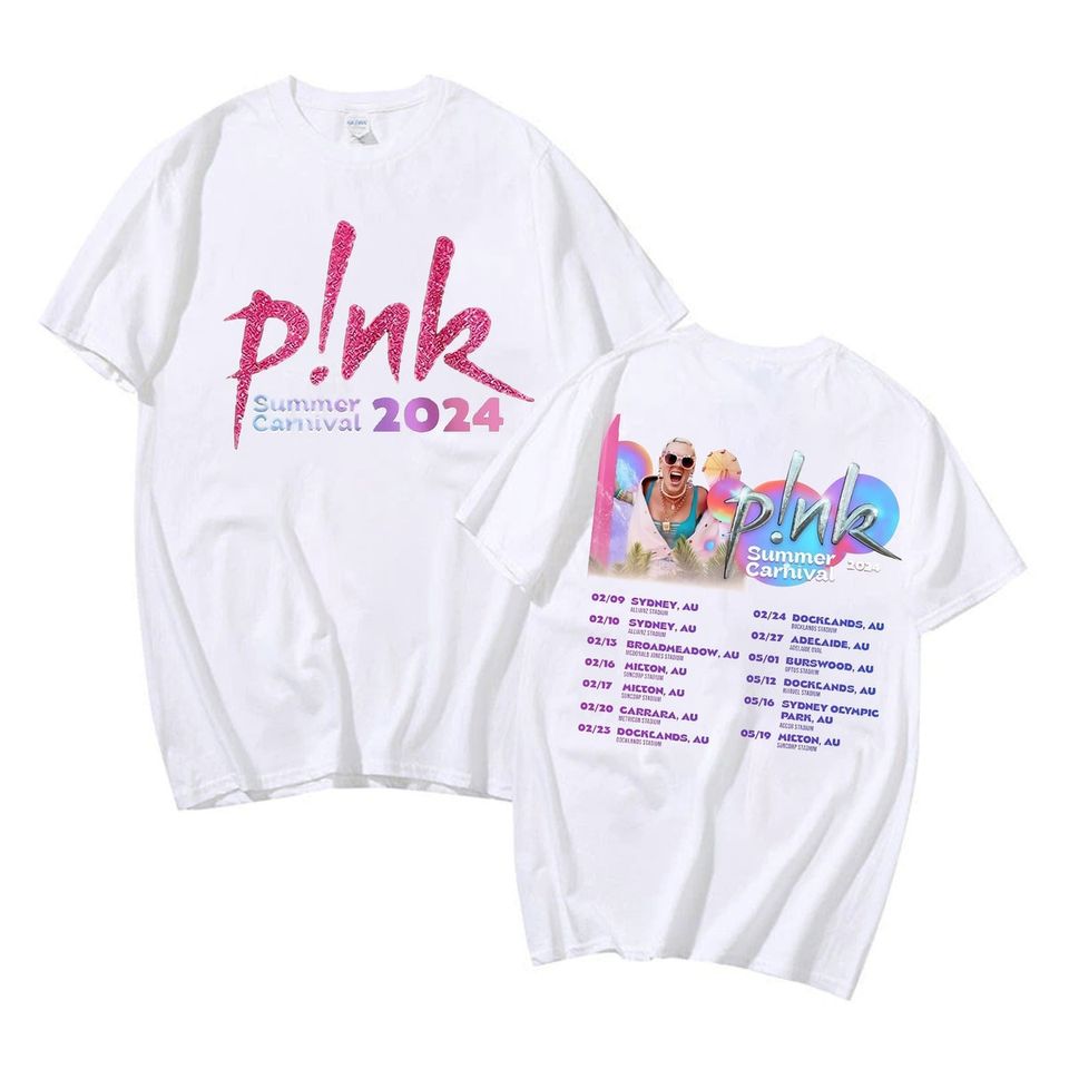 P!nk Pink Singer Summer Carnival 2024 Tour Shirt, Music Tour 2024 Shirt