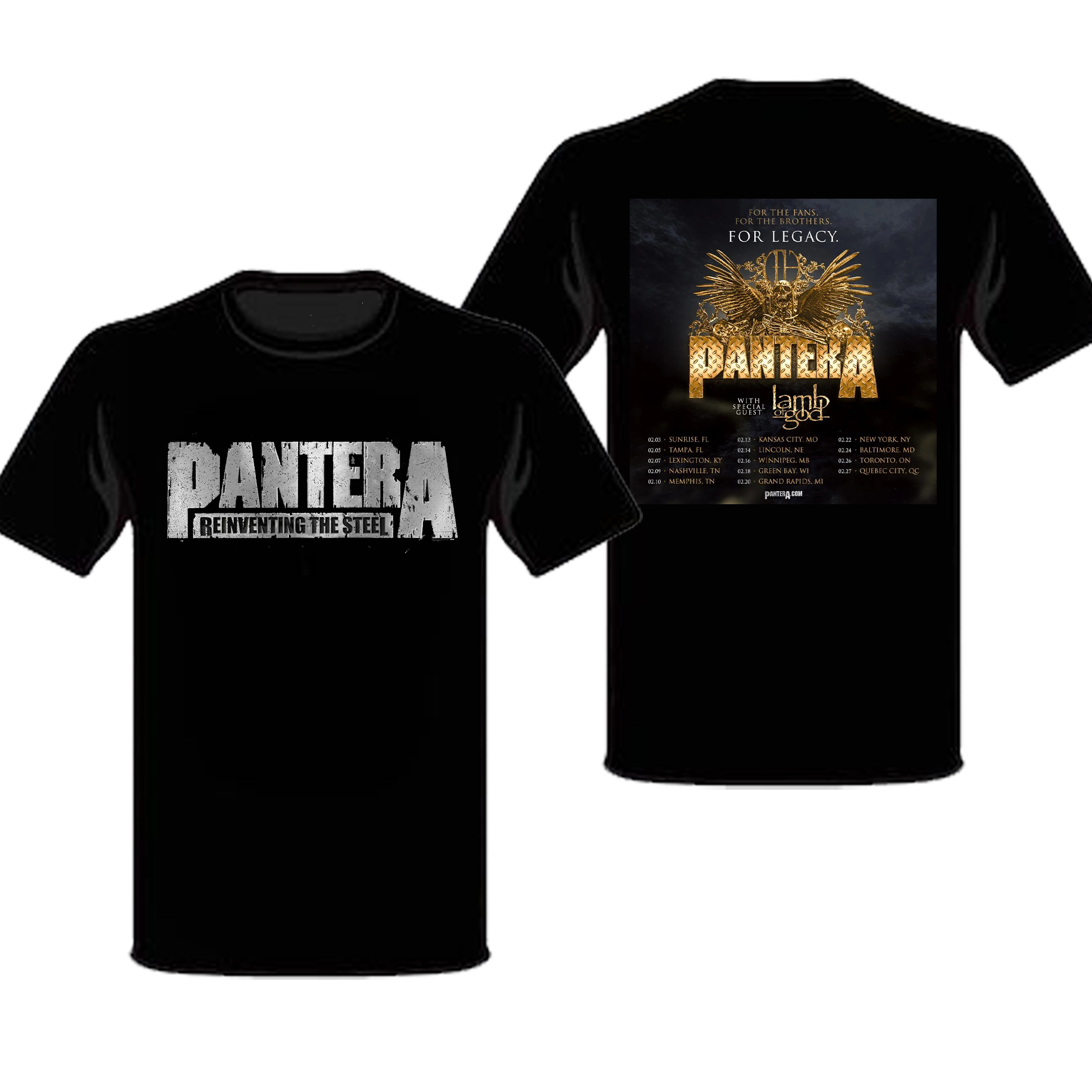 Pantera Reinventing The Stell Merch, Pantera Reinventing The Stell Tour 2024 Dates And Ticketmastershirt