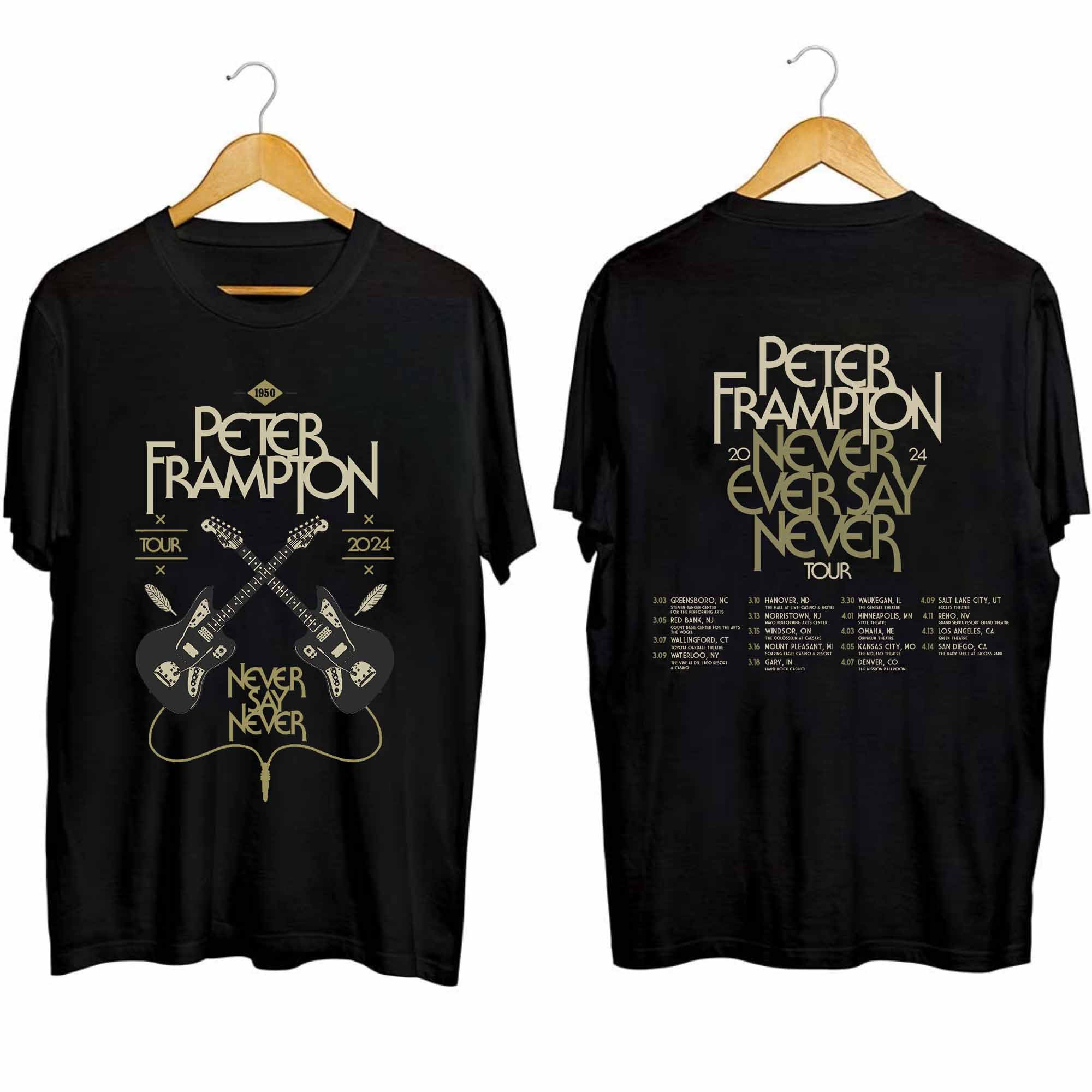 Peter Frampton 2024 Tour Shirt, Premium Shirt, Ablum Music Shirt, Fan Shirt, Tour Shirt