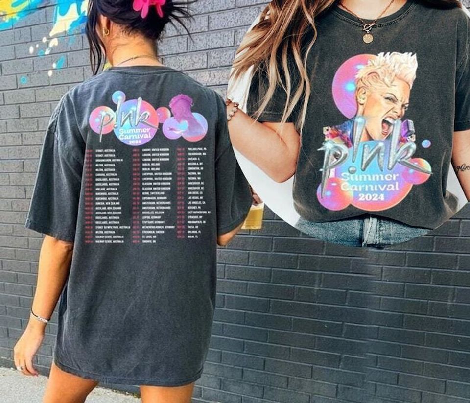 Pink Singer Summer Carnival 2024 Tour T Shirt