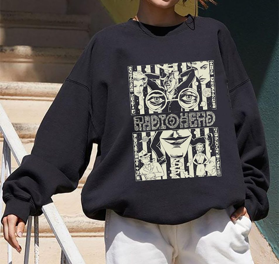 Radiohead Sweatshirt, Radiohead Concert Shirt