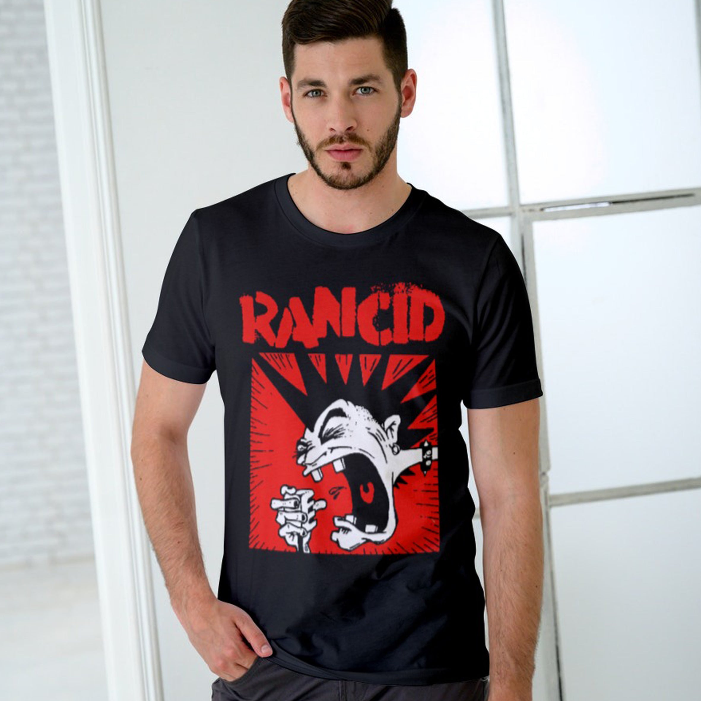 Rancid Shirt Music Rancid Logo T-Shirt Punk Band Homage Bootleg