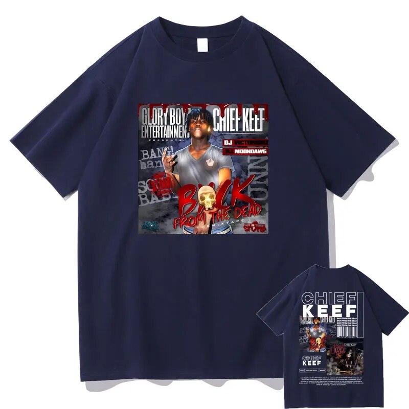 Rapper Chief Keef Back From The Dead Album Double Sided T-Shirt, Fan Shirt, Classic Style Shirt