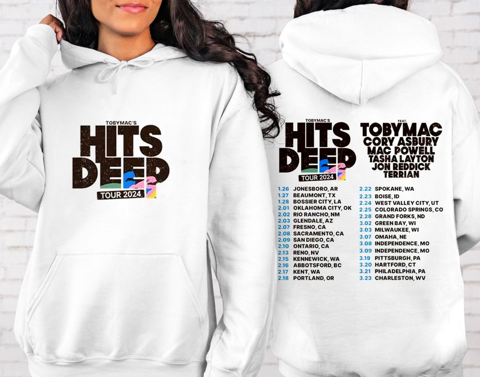 Rapper TobyMac Hits Deep Tour 2024 Hoodie