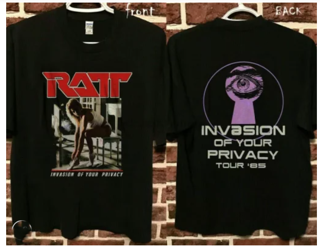 Ratt Invasion Of Your Privacy Tour ?85 Unisex T-Shirt