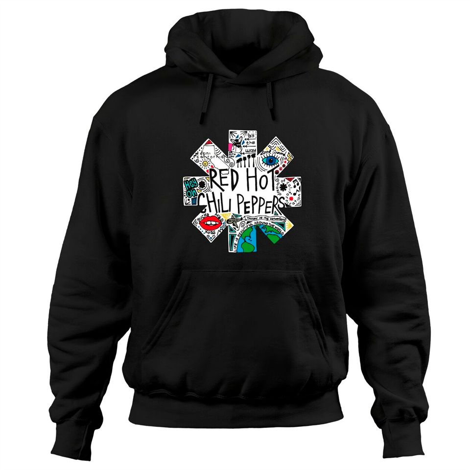 Red Hot Chili Peppers Men'S Doodle Logo Hoodies