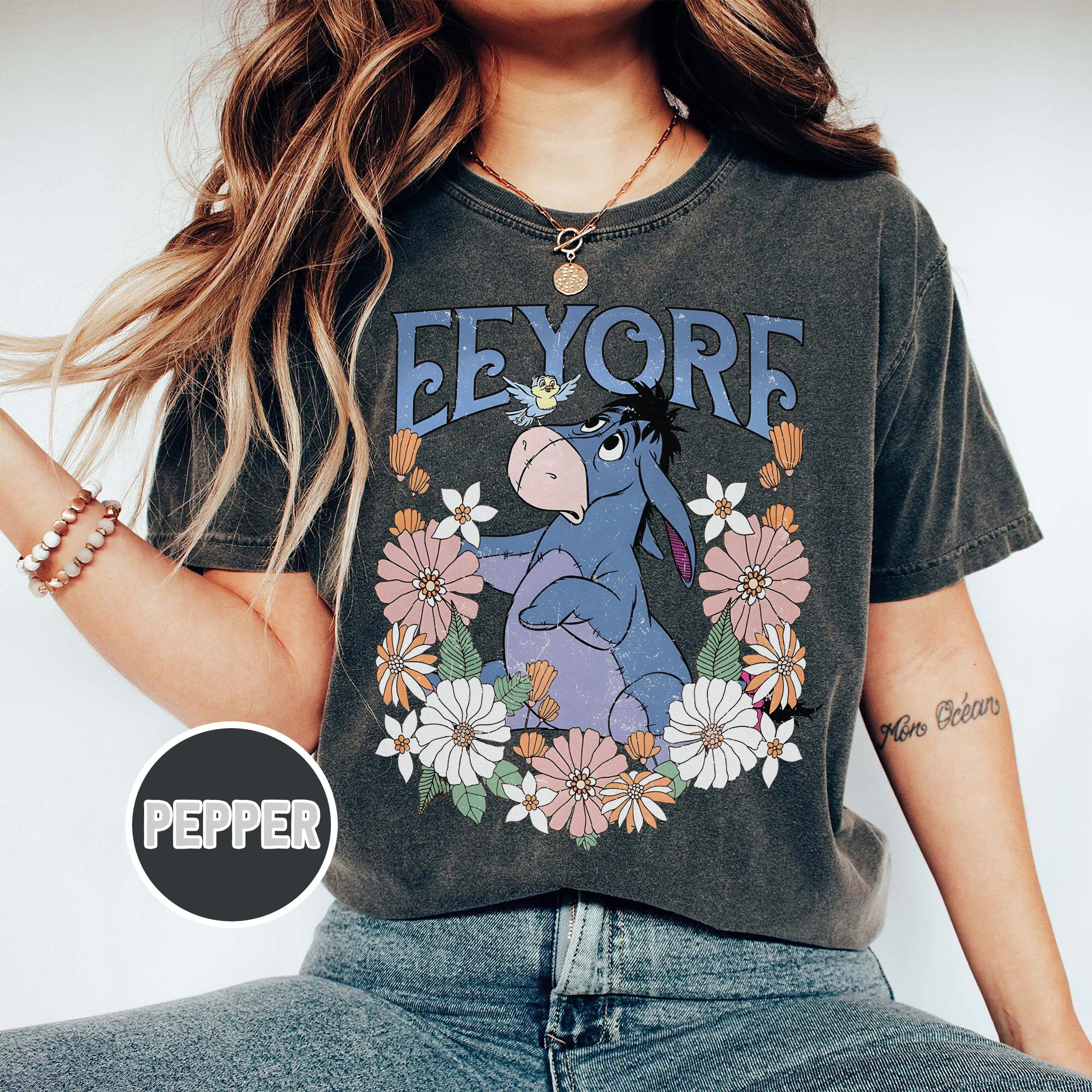 Retro Disney Eeyore Comfort Colors Shirt, Eeyore Winnie The Pooh Shirt, Disney Tshirt