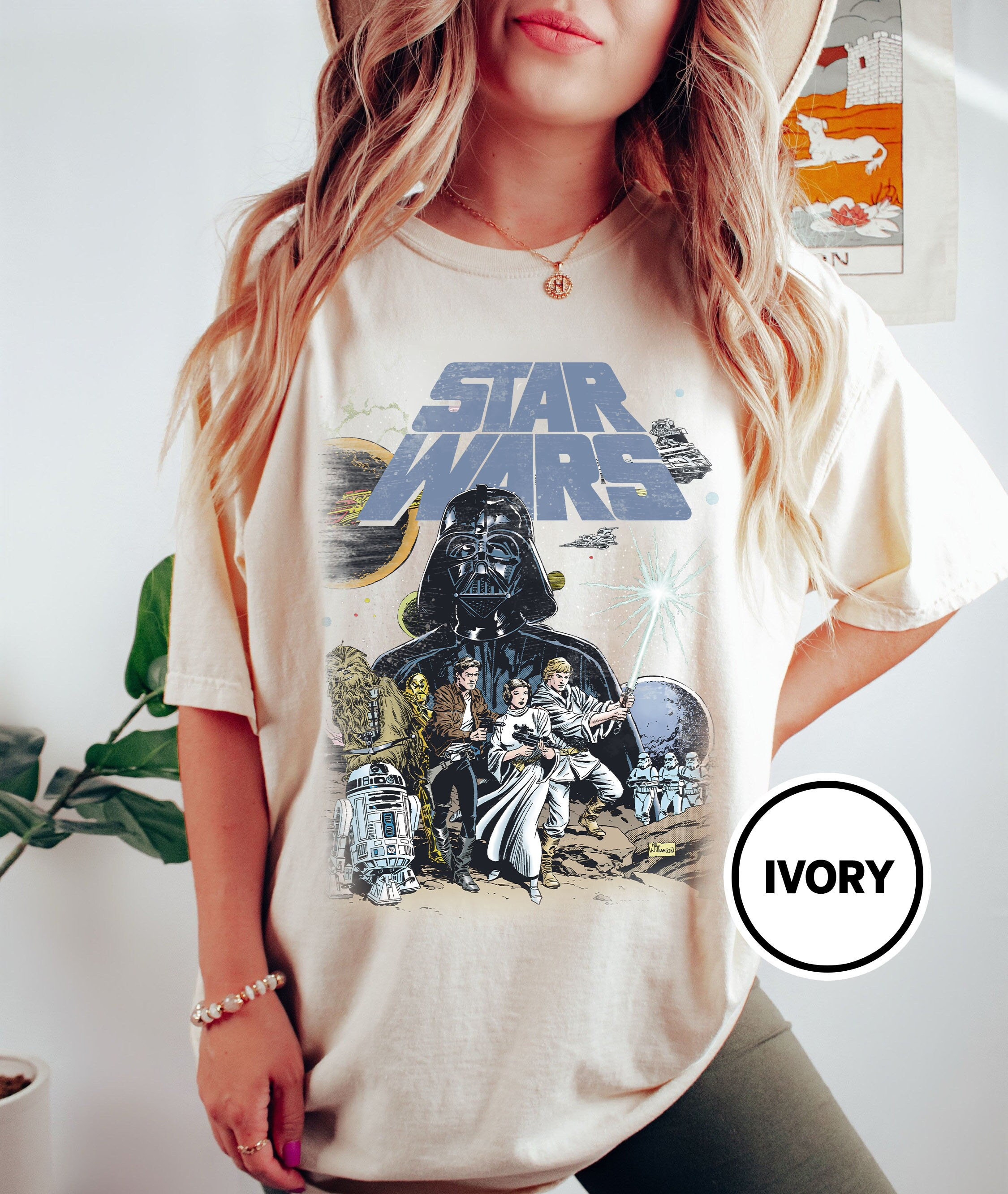 Retro Disney Star Wars Shirt, Vintage Star Wars Comfort Colors Shirt, Disney Tshirt