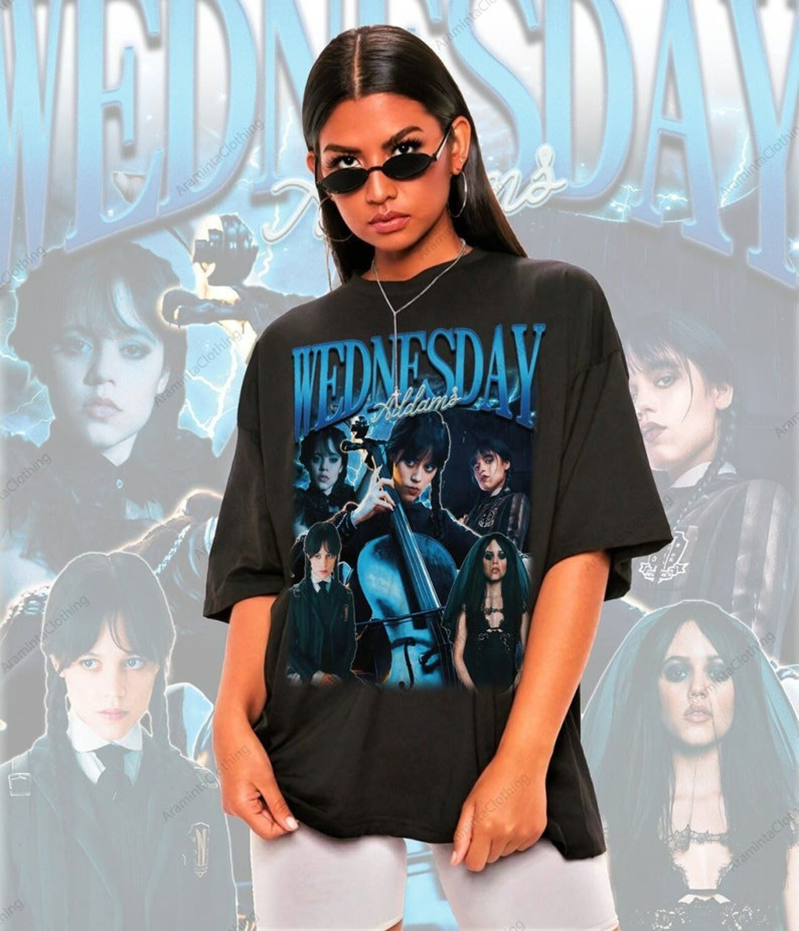 Retro Wednesday Addams Shirt, Wednesday Addams Shirt