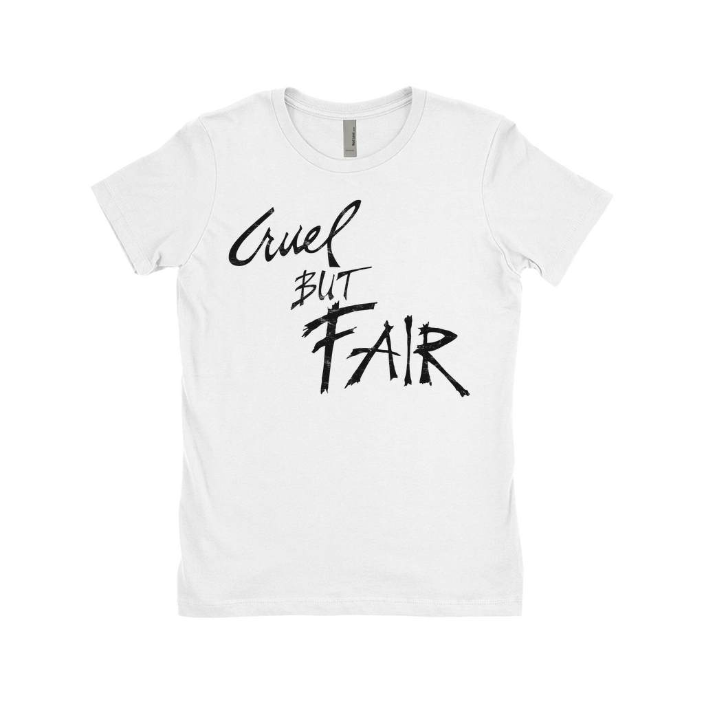Rod Stewart Ladies Boyfriend T-Shirt,Cruel But Fair Worn By Shirt
