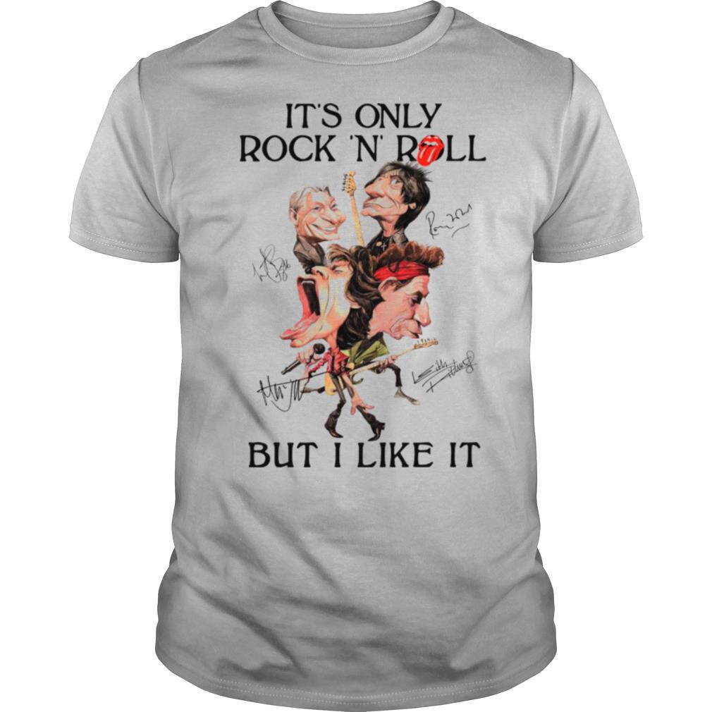 Rolling Stones Its Only Rock N Roll But I Like It Signatures Shirt, Premium Shirt