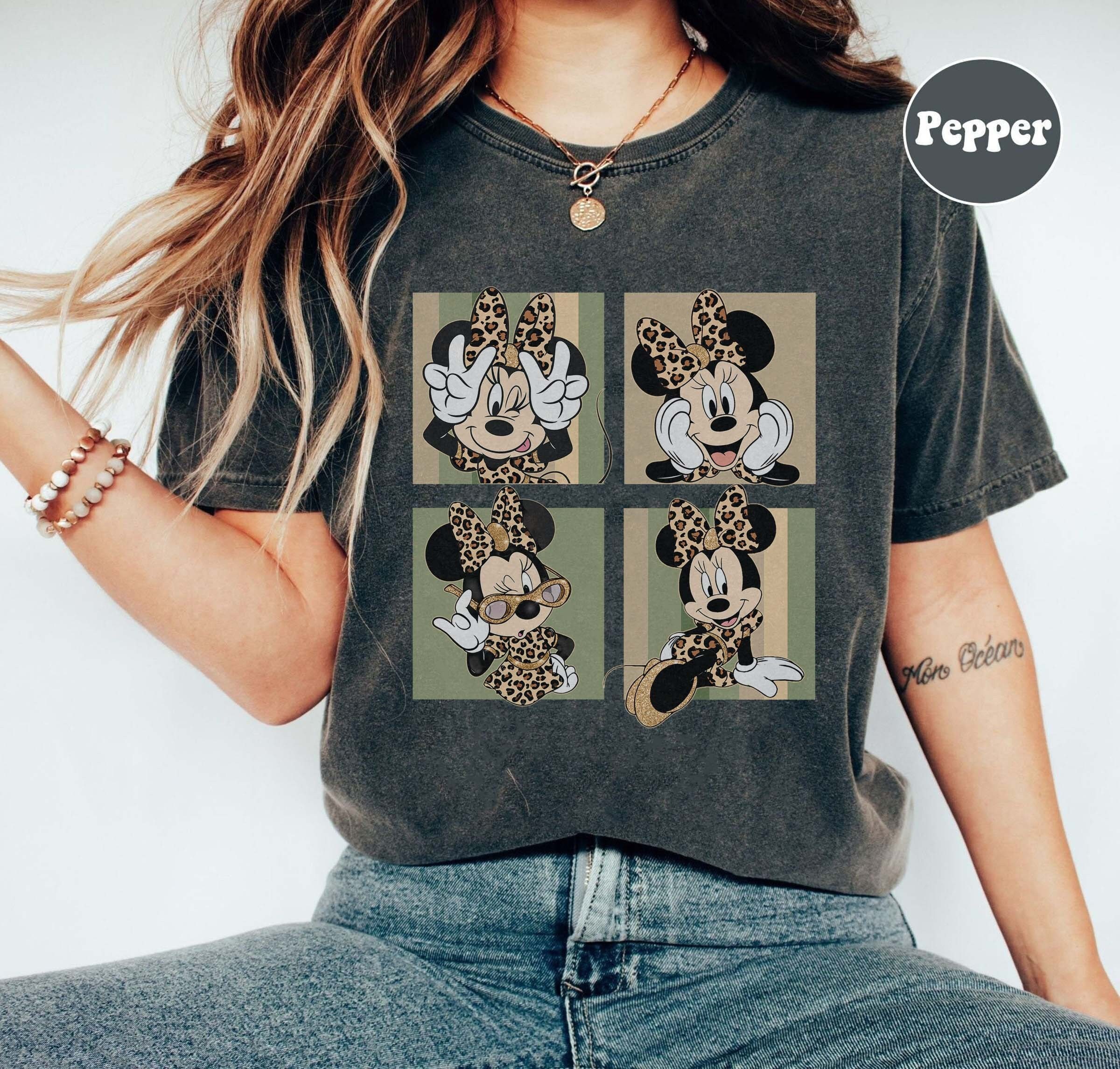 Safari Minnie Mouse Shirt, Leopard Minnie Mouse Shirt, Disney Trip Tee, Disney Tshirt