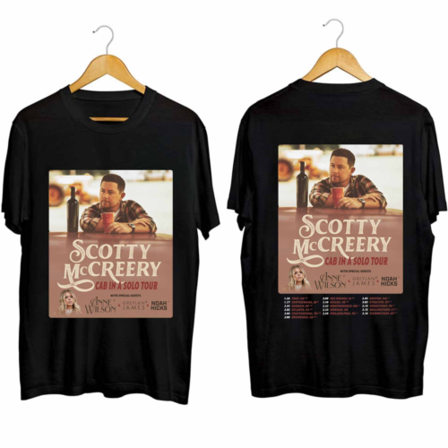 Scotty Mccreery The Cab In A Solo Tour 2024 T-Shirt