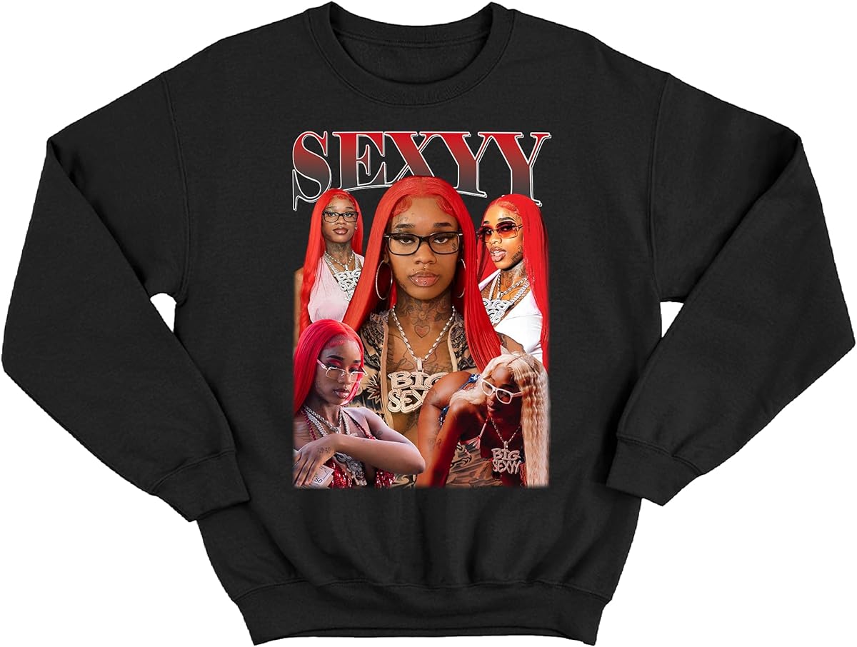 New Sexy Red Unisex Sweatshirt,Sexyy Red Rapper Merch