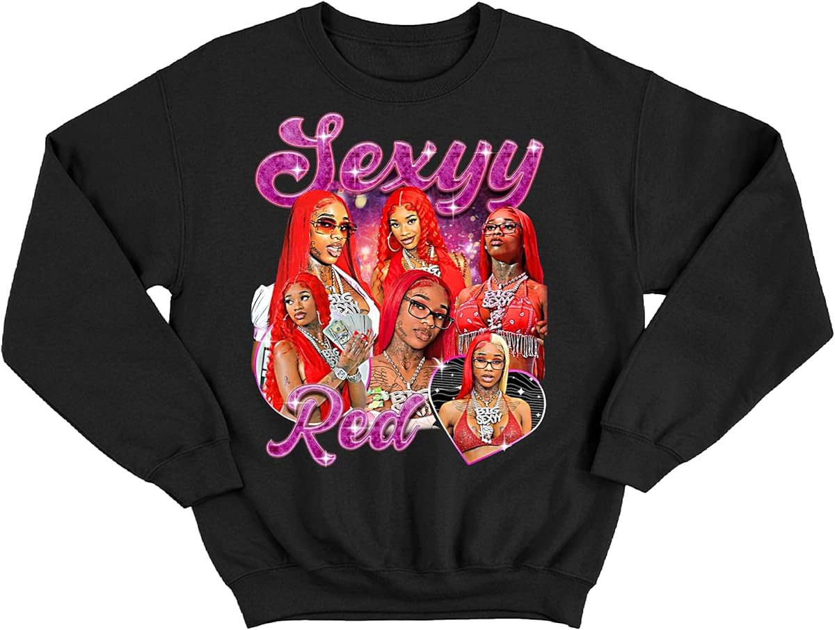 New Sexy Red Unisex Sweatshirt,Sexyy Red Rapper Merch