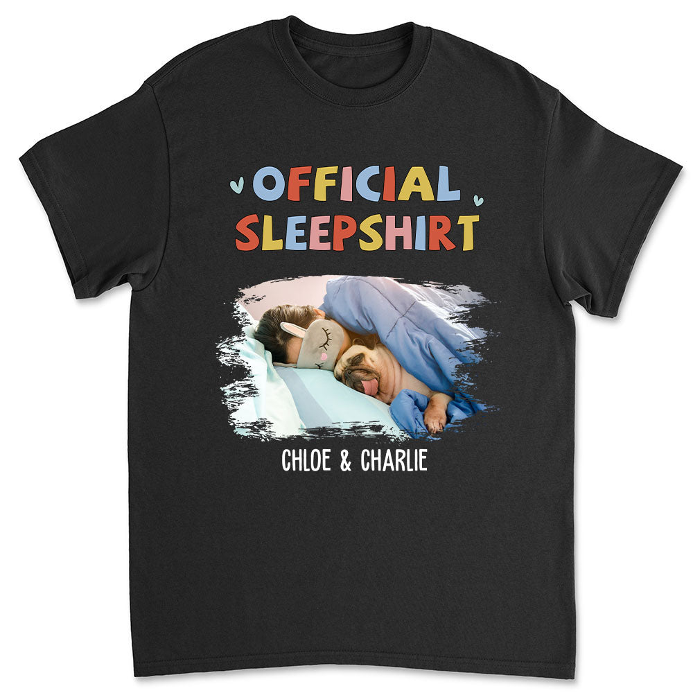 Sleeping Pet Sleepshirt Version 2 Photo T-Shirts