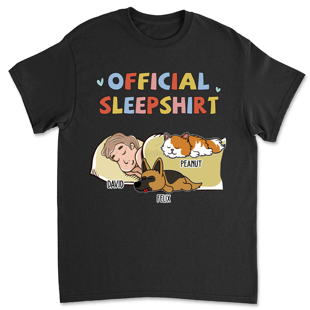 Sleeping Pet Sleepshirt Version 2 T-Shirts