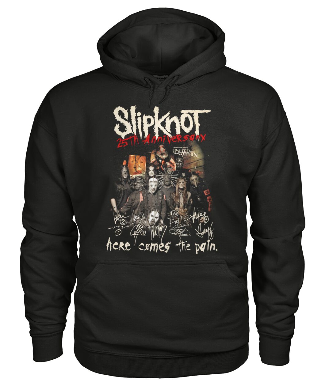 Slipknot 25th Anniversary Tour 2024 hoodie