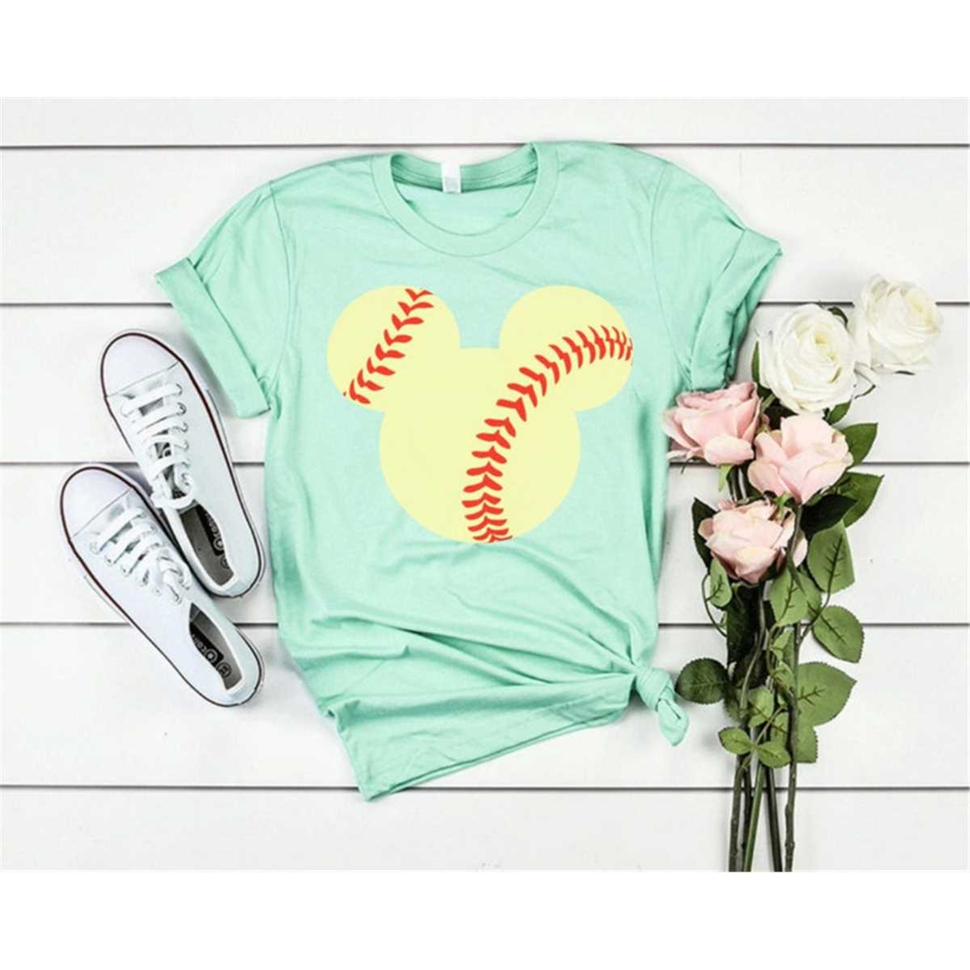 Softball Tee Disneyworld Shirt, Disney Shirt, Mouse Shirt, Cute Disney Shirt