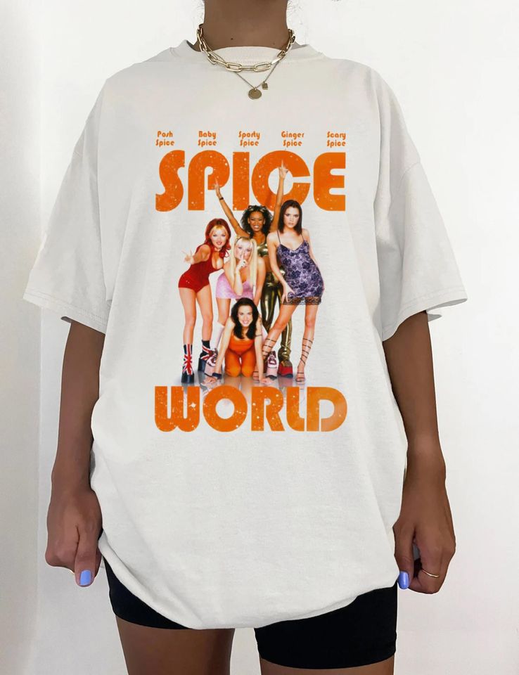 Spice Girls Unisex Shirt, Spice Girls Tee, Retro Graphic Band Shirt, Premium Shirt, Classic Style T-Shirts