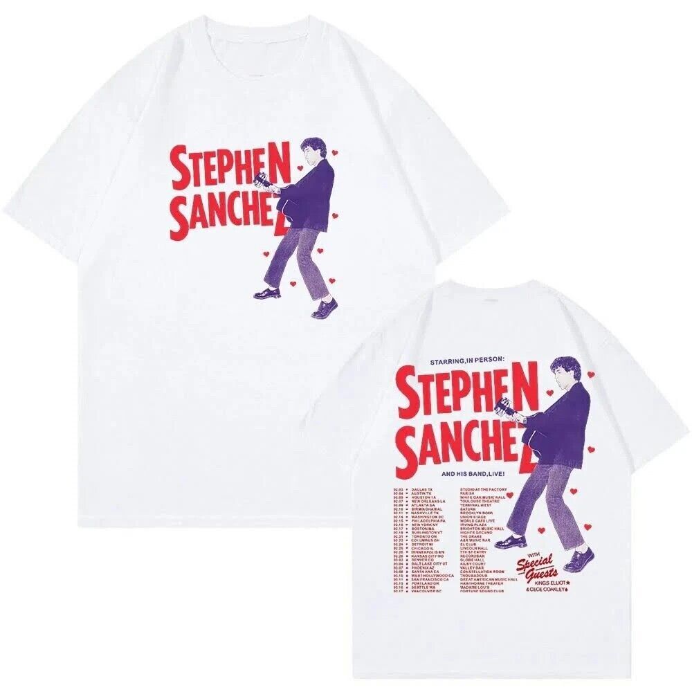 Stephen Sanchez T-Shirt 2024 Tour Merch Crewneck T-Shirt