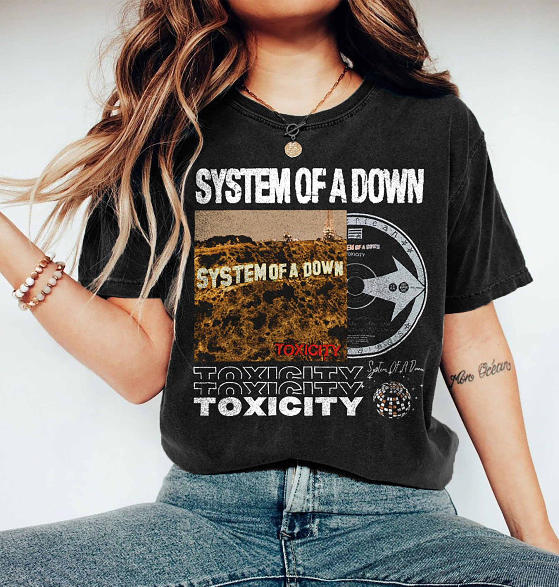 System Of A Down Shirt, System Of A Down World Tour Shirt