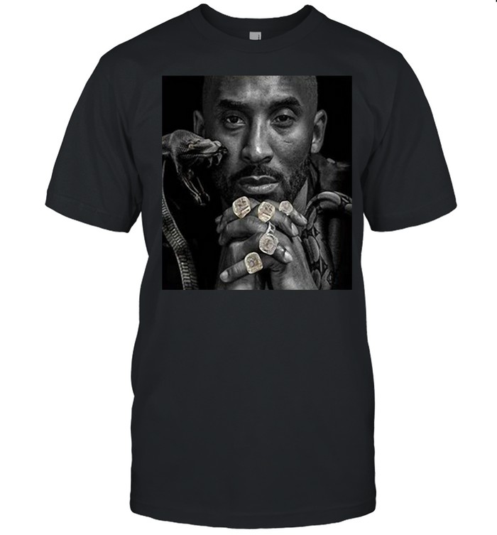 The Black Mamba Kobe Championship Rings Shirt, Premium Shirt