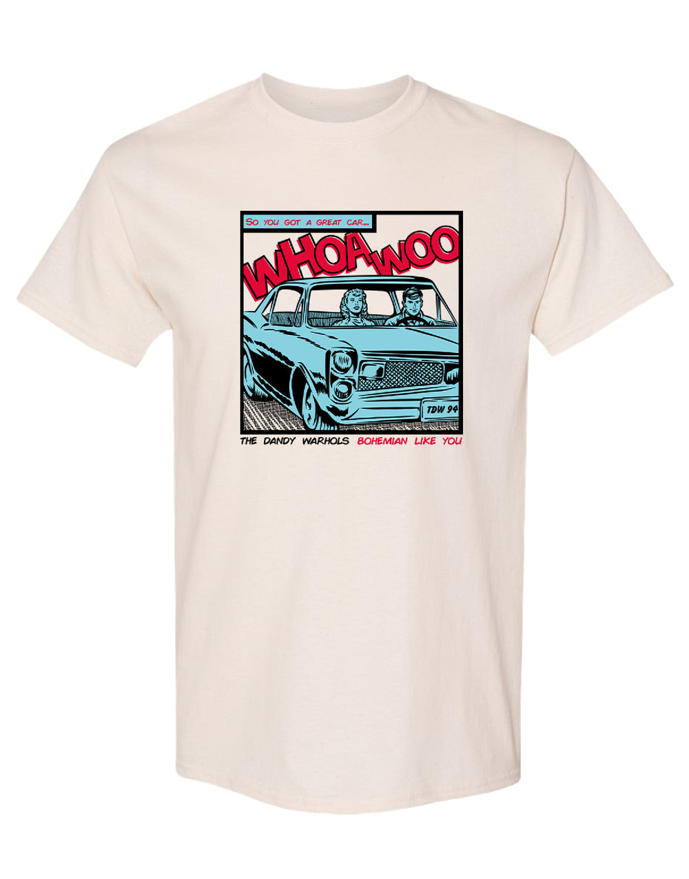 New The Dandy Warhols Bohemian Like Me Natural Shirt